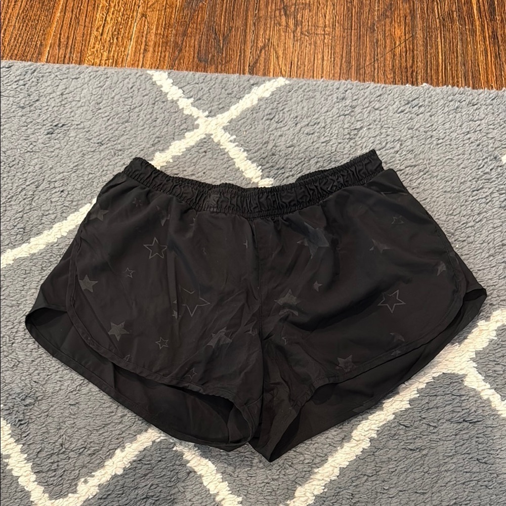 Old Navy Black Star Print Athletic Shorts